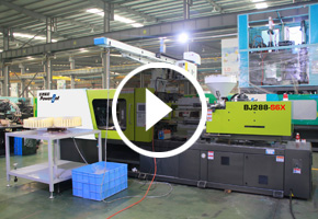 寶捷BJ288-S6X伺服節(jié)能注塑機(jī)一出32全自動(dòng)生產(chǎn)、包裝一次性餐具透明叉子